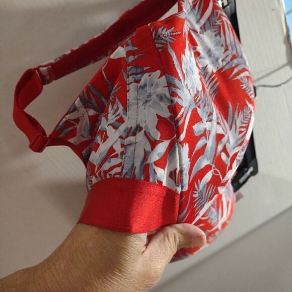 👍 Cacique New Bra Size 40 G Red And Grey. W1 - Picture 2 of 6